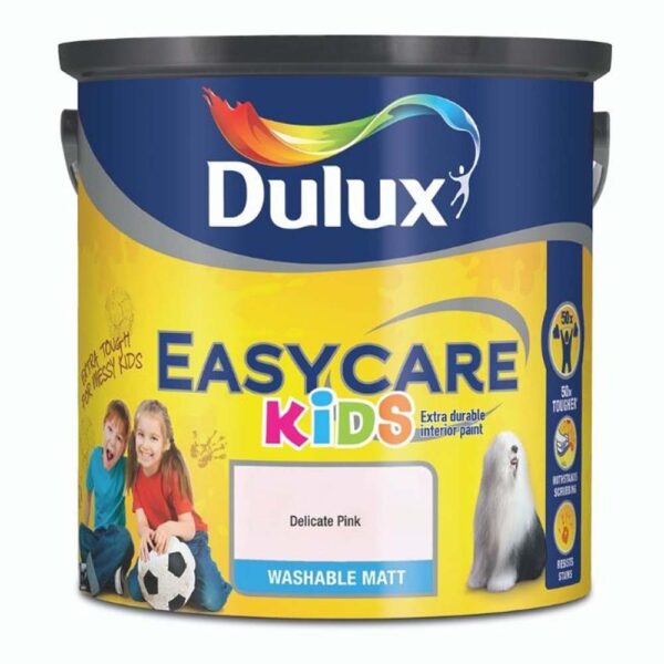 DULUX EASYCARE KIDS DELICATE PINK 2.5LTR
