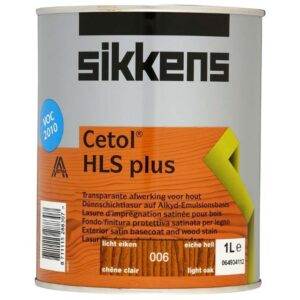 SIKKENS WOODCARE CETOL HLS PLUS LIGHT OAK 006 1LTR
