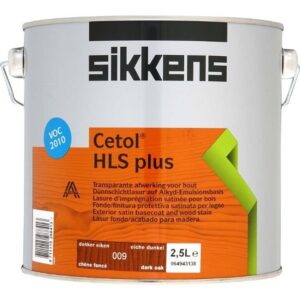 SIKKENS WOODCARE CETOL HLS PLUS DARK OAK 009 2.5LTR