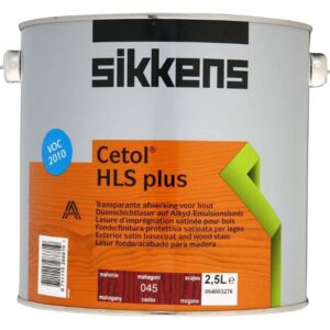 SIKKENS WOODCARE CETOL HLS PLUS MAHOGANY 045 2.5LTR
