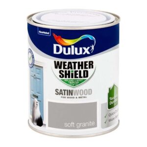 DULUX EXTERIOR SATINWOOD SOFT GRANITE 750ML