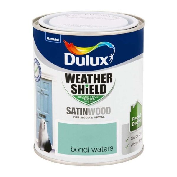 DULUX EXTERIOR SATINWOOD BONDI WATERS 750ML
