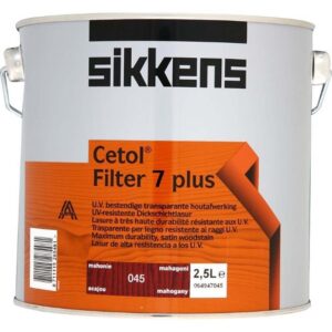 SIKKENS WOODCARE CETOL FILTER MAHOGANY 045 2.5LTR
