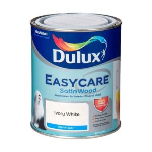 DULUX EASYCARE WATERBASED SATINWOOD IVORY WHITE 750ML