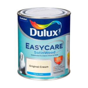 DULUX EASYCARE SATINWOOD ORIGINAL CREAM 750ML