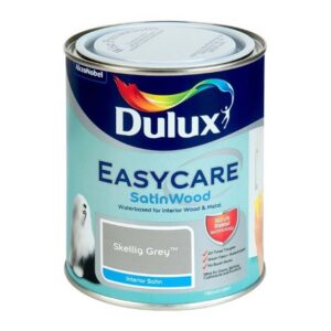 DULUX EASYCARE WATERBASED SATINWOOD SKELLIG GREY 750ML