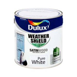 DULUX EXTERIOR SATINWOOD WHITE 2.5LTR