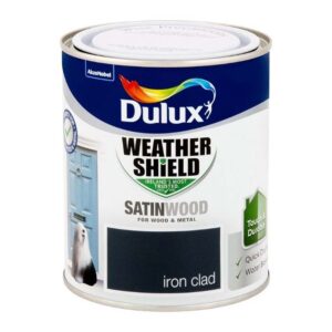 DULUX EXTERIOR SATINWOOD IRON CLAD 750ML