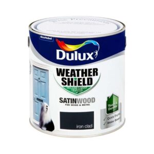 DULUX EXTERIOR SATINWOOD IRON CLAD 2.5LTR