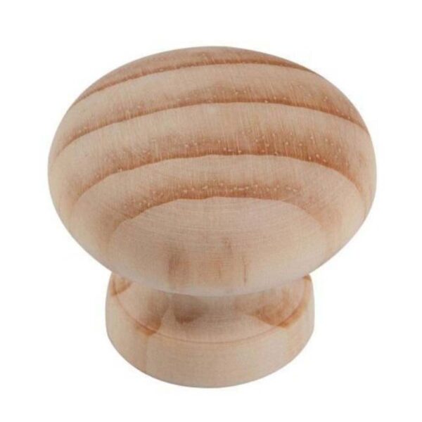 PHOENIX 45MM PINE CUPBOARD KNOB LACQUERED
