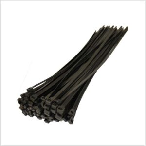 CABLE TIES BLACK 4.8MM X 300MM (12)