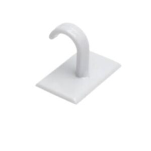 PHOENIX SELF ADHESIVE CUP HOOK WHITE (2) (TP)