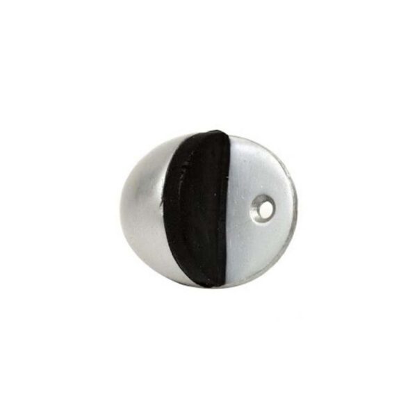 PHOENIX ALUMINIUM DOORSTOP OVAL SHIELDED (1) (TP)