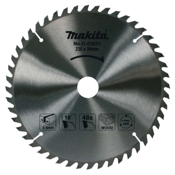 MAKITA CIRCULAR SAW BLADE 235X48TX30
