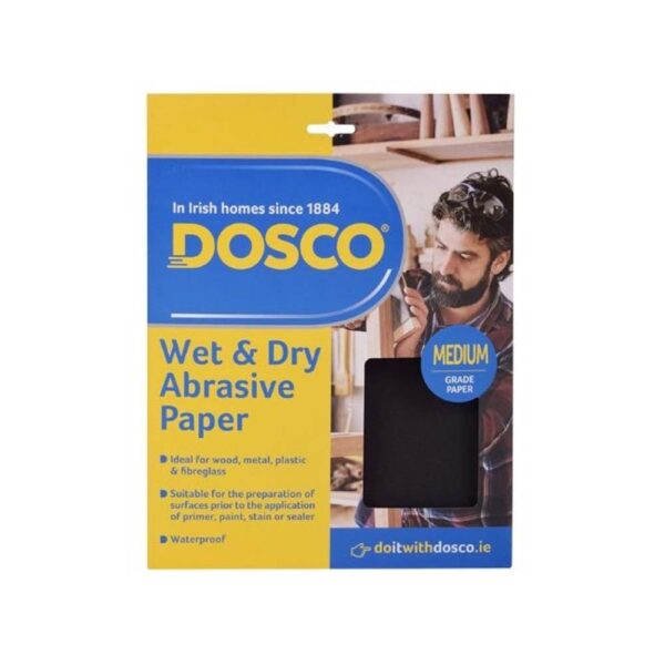 DOSCO WET & DRY ABRASIVE PAPER MEDIUM