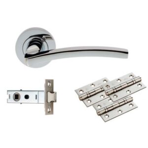 ULTIMATE DOOR PACK TAVIRA WC LEVER ON ROSE DOORPACK