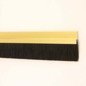 BRUSH BOTTOM DOOR SEAL,914MM,GOLD,