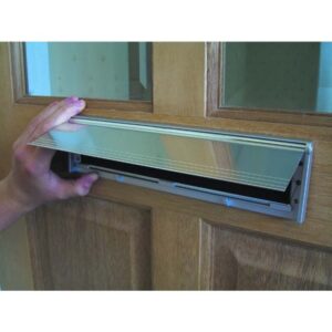 STORMGUARD INTERNAL LETTER PLATE WITH FLAP ALUMINIUM