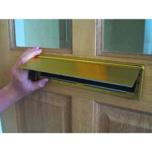 STORMGUARD INTERNAL LETTER PLATE WITH FLAP GOLD