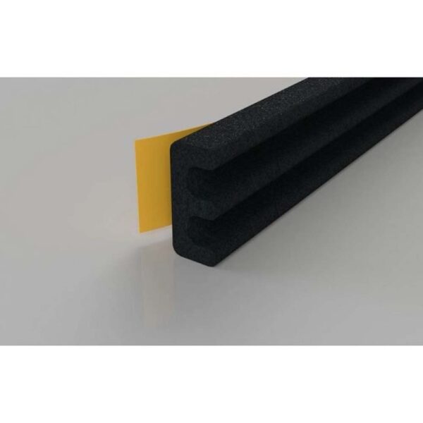 STORMGUARD DRAUGHT EXCLUDER E STRIP BLACK 5M