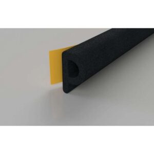 STORMGUARD DRAUGHT EXCLUDER P STRIP BLACK 5M