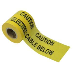 WARNING TAPE ELECTIC CABLES 150MM X 365MTRS