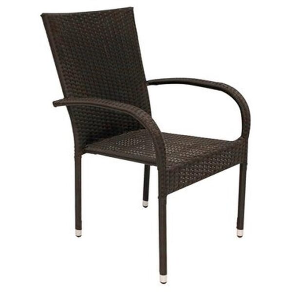 DARK WICKER CHAIR