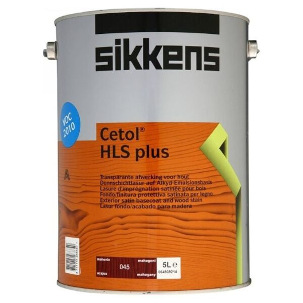 SIKKENS WOODCARE CETOL HLS PLUS MAHOGANY 045 5LTR