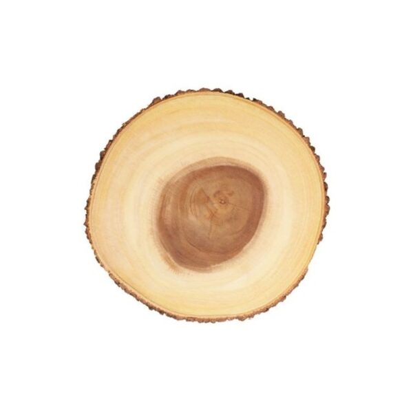 ARTESA RUSTIC ACACIA WOOD ROUND SERVING BOARD 35CM