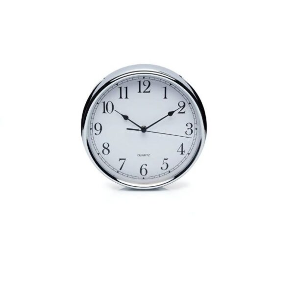 KITCHEN CRAFT CLOCK STAINLESS STEEL 25CM