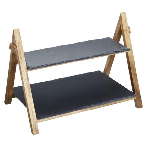 ARTESA 2 TIER SERVING STAND