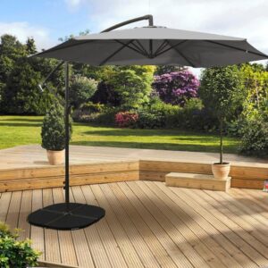 OVERHANG PARASOL 3M GREY