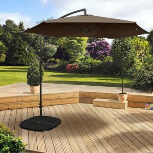 OVERHANG PARASOL 3M TAUPE
