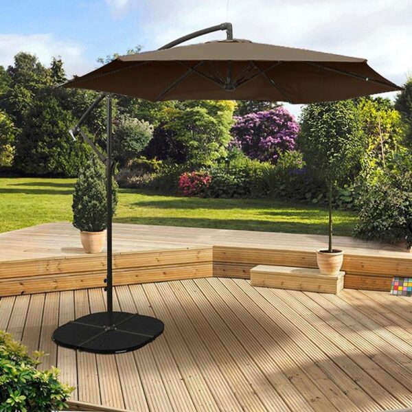 OVERHANG PARASOL 3M TAUPE