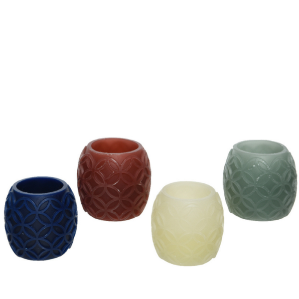 CITRONELLA WAX CANDLE ASSORTED COLOURS