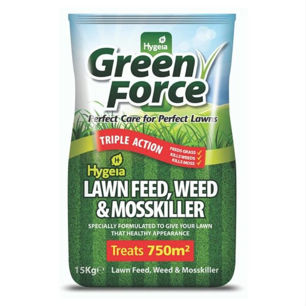 HYGEIA LAWN FEED AND MOSS KILLER - 15KG