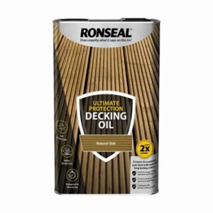 RONSEAL ULTIMATE DECKING OIL NATURAL OAK 5 LTR