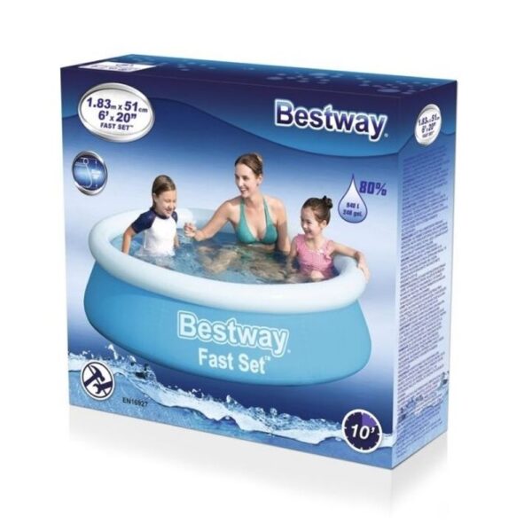 BESTWAY FAST SET 6 FOOT POOL