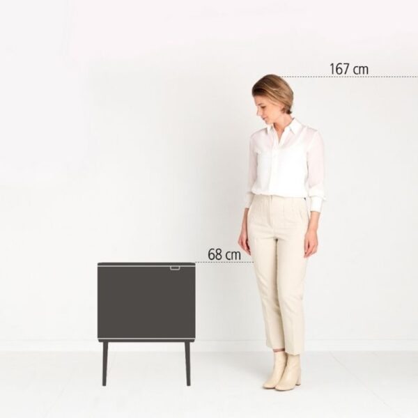 BRABANTIA BO TOUCH BIN WHITE - Image 2
