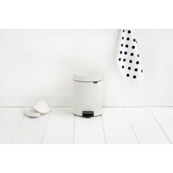 BRABANTIA PEDAL BIN NEWLCON 5 LTR WHITE - Image 2