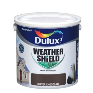 DULUX WEATHERSHIELD BITTER CHOCOLATE 2.5LTR