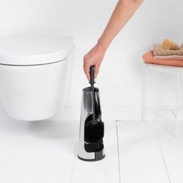 BRABANTIA TOILET BRUSH & HOLDER MATT STEEL - Image 2