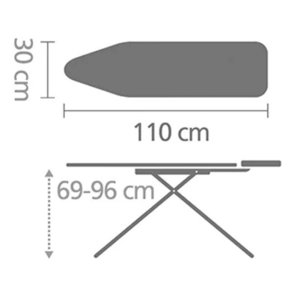 BRABANTIA IRONING BOARD A 110 x 30CM - Image 2