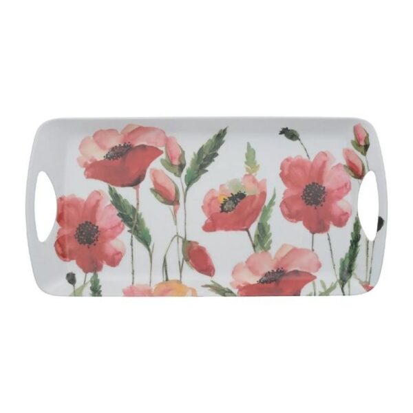 WATERCOLOUR POPPY SMALL TRAY