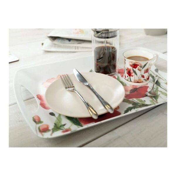 WATERCOLOUR POPPY LARGE TRAY - Image 2