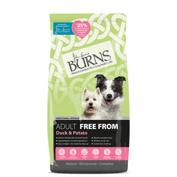 BURNS FREE FROM DUCK & POTATO 12KG