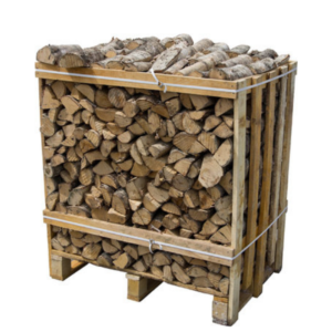 KILN DRIED HARDWOOD LOGS CRATE 1.1M3