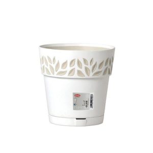 OPERA FLOWER POT WHITE 25CM