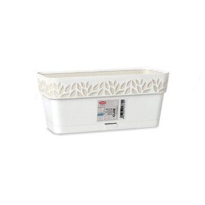 OPERA FLOWER BOX WHITE 30CM