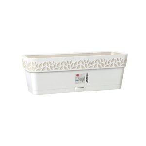 OPERA FLOWER BOX WHITE 50CM